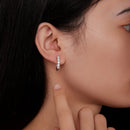 S925 Sterling Silver Moissanite Earrings 0.30 Carat for Women-6