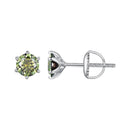 925 Sterling Silver Moissanite 1.00 Carat Earrings Size 7.0mm for Women-7