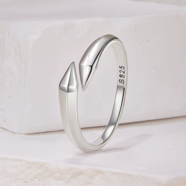 925 Sterling Silver Oxidized 0.18cm Ring - 0