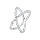 S925 Sterling Silver Moissanite Ring Size 8-2