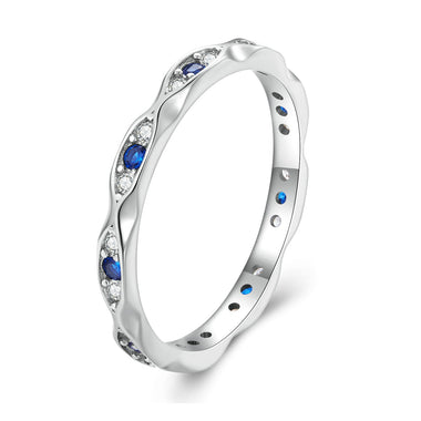 925 Sterling Silver Pavé Setting CZ Ring Size 6.0 for Women