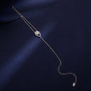 925 Sterling Silver Moissanite Bracelet with Pavé Setting 15+6cm for Women-3
