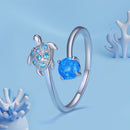 925 Sterling Silver Ring with Pavé Set CZ and Translucent Opal, 1.5mm Width for Women-2