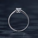 925 Sterling Silver Moissanite Ring 0.6 Carat Size 6 for Women-5