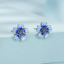 925 Sterling Silver Enamel Earrings for Women-2