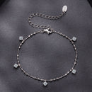 925 Sterling Silver & Moissanite Bracelet for Women - 15+6cm, Plated White Gold-3