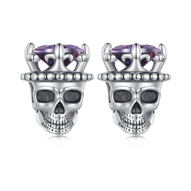 925 Sterling Silver Earrings with Pavé Setting CZ 10*9mm for Women - 0