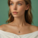 925 Sterling Silver Necklace with Quality Shell Pearl, Length 40+5cm, for Women-6