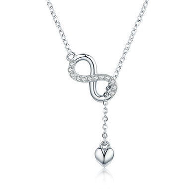 925 Sterling Silver Adjustable Necklace 38-45cm for Women - 0