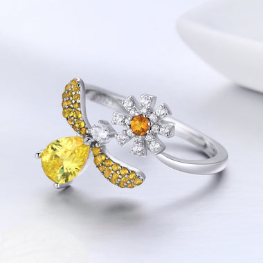 925 Sterling Silver Ring - 0.2cm Width, 1.6*1.5cm Size for Women - 0