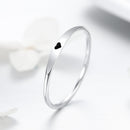 925 Sterling Silver Ring - Size 5.0, 2mm Width, S925 for Women-1