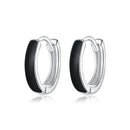 925 Sterling Silver Enamel Plated Earrings-1