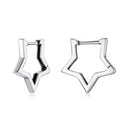 925 Sterling Silver Earrings 1.5cm x 1.7cm for Women-1