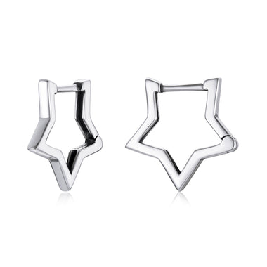 925 Sterling Silver Earrings 1.5cm x 1.7cm for Women