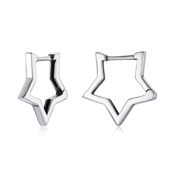 925 Sterling Silver Earrings 1.5cm x 1.7cm for Women