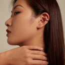 S925 Sterling Silver Earrings with Pavé Setting and CZ-7