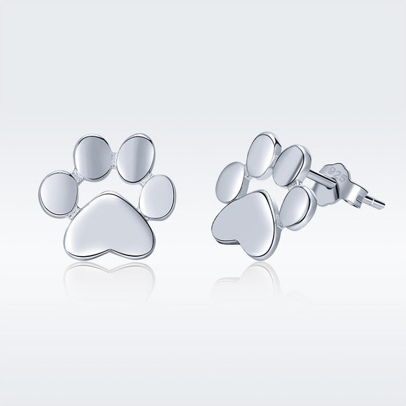 925 Sterling Silver Platinum Plated Earrings for Women