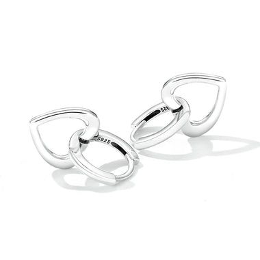 925 Sterling Silver Earrings for Women - Oxidized - 1.9x1.2cm - 0