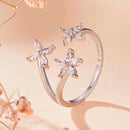925 Sterling Silver Pavé Setting CZ White Gold Ring for Women-2