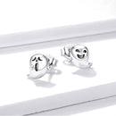 925 Sterling Silver Oxidized Silver Earrings-6