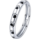 925 Sterling Silver Ring for Women - Size 5.0, Width 0.3cm-6