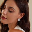 925 Sterling Silver Earrings 18mm x 10mm for Women-7