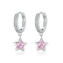 925 Sterling Silver Earrings with Pavé Setting CZ for Women-3