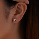 925 Sterling Silver Moissanite 0.10 Carat Earrings for Women-7