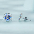 925 Sterling Silver Enamel Earrings for Women-3