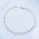 925 Sterling Silver Pavé Setting CZ Bracelet with Platinum Plating, Adjustable 14.5+3cm, for Women-4
