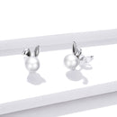 925 Sterling Silver Earrings with Quality Shell Pearl-3