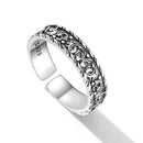 925 Oxidized Silver 0.5cm Ring-6