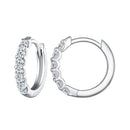 925 Sterling Silver 2.0mm Moissanite Earrings for Women-1