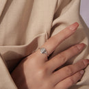 925 Sterling Silver Oxidized Silver Stylish Ring-7