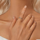 925 Sterling Silver Oxidized Silver 1.6mm Ring for Women-7