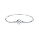925 Sterling Silver Oxidized Silver White Gold 14.0mm Bracelet for Women-1