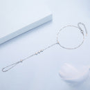 925 Sterling Silver White Gold Plated Adjustable Bracelet for Women-6