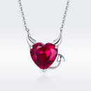925 Sterling Silver Necklace with 1.5x1.3 cm Pendant for Women-5