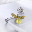 925 Sterling Silver Ring - 0.2cm Width, 1.6*1.5cm Size for Women-4