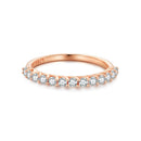 925 Sterling Silver Moissanite 0.03ct Ring Size 6A for Women-6