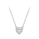 925 Sterling Silver 4mm 0.245ct Moissanite Necklace for Women-1