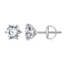 S925 Sterling Silver 2.00 Carat Moissanite Earrings for Women-4