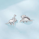 925 Sterling Silver Earrings with Oxidized Finish, 1.1*1cm & 1.2*0.6cm for Women-5