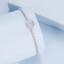 925 Sterling Silver Bracelet 150mm with CZ and Resin-6