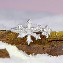 925 Sterling Silver Ring with White Gold Plating and CZ for Women-5