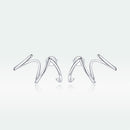 925 Sterling Silver Oxidized Earrings for Women-4