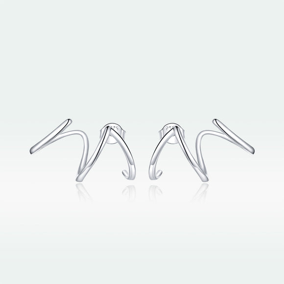 925 Sterling Silver Oxidized Earrings for Women
