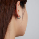 925 Sterling Silver Earrings 1.5cm x 1.7cm for Women-6