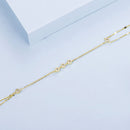 925 Sterling Silver White Gold Plated Adjustable Bracelet for Women-1
