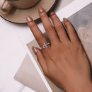 925 Sterling Silver Oxidized 2.2mm Ring for Women-6